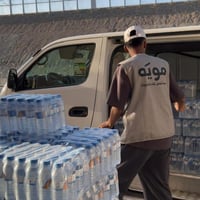 3 كراتين مياه المساجد في مكة المكرمة