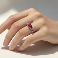 خاتم Ruby Allure – أناقة الياقوت الأحمر المتألّق