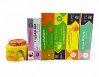 مجموعه تفتيح الوجة والجسم للبشرة السمراء