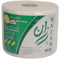 مناديل رول رزان 300 متر - 6 حبات