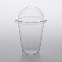 أكواب عصير بلاستيك مع الغطاء - 1000 حبة