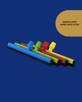 ممسحة أرض مع عصا خشبية