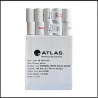 أطلس رول ورق أبيض للشبكة حراري مقاس 57مم * 40 مم -...