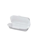 علبة طعام كودو كبير فلين بغطاء مفصلي مستطيل - 250...