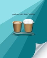 أكواب ورقية للقهوة مع الغطاء 4 أونص