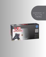 قفازات أسود U2- باكت 70 حبة