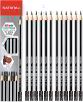 اقلام رصاص ناتاراج 12 حبة + براية مجاناً