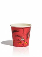 كواب القهوة/الشاي الورقية - 4 أونصة - 1000 قطعة