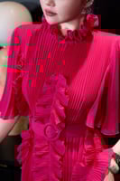 فستان شيفون بلاسية