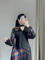 فستان طويل نسائي فخم