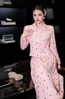 طقم تيور قطعتين جاكار استرتش