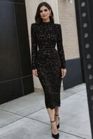 فستان انيق جوبير المخمل