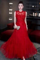 فستان طويل فخم للمناسبات