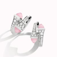 حلق كليو الماس وحجر - الحجم الصغير