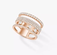 خاتم ميسيكا ٣ ادوار فل الماس