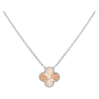 سلسال الورده فنتج ذهب كامل مع الماسه