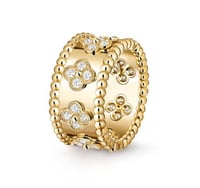 خاتم Perlée clovers - وسط