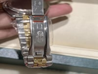 ساعه رولكس بالماس صناعي داخلي - مقاس 28 - تسليم فو...