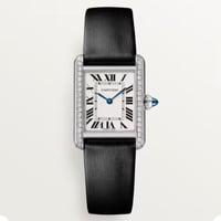 ساعة كارتييه تانك ستيل مع الماس