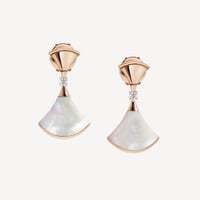 حلق بولغاري مع حجر طبيعي والماسه