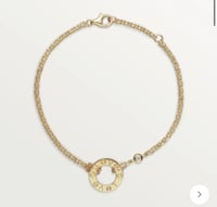 اسوارة لوف الحلقه مع حبات الماس