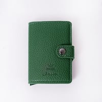 محفظة خضراء جلد فاخرة