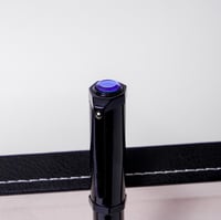 قلم أسود ضغاط ستانلس ستيل فاخر