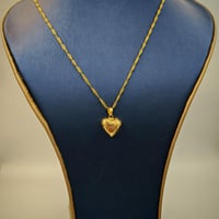 18k Necklace Heart Shape - عقد ذهب عيار 18