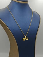 Infinity Necklace 18K Gold