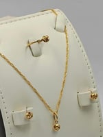 طقم ذهب عيار 18 - 18K Gold set