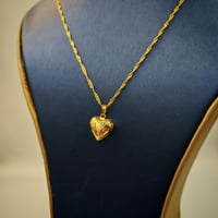 18k Necklace Heart Shape - عقد ذهب عيار 18
