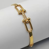 21K Gold Tiffany Bangle