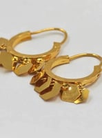حلق ذهب عيار 21 - 21K Gold Earrings