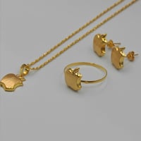 طقم ذهب عيار 18 - 18K Gold set