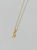 Necklace 18k Gold - عقد نصف القمر