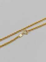 Rope Necklace 21K Gold