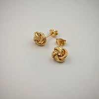 حلق ذهب عيار 18 - 18k Gold Earrings