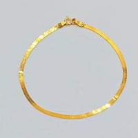 21K Gold Flat Bracelet