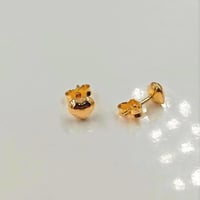 18k Gold Earrings - حلق عيار 18