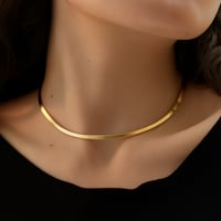 Flat Chain 18k - عقد ذهب عيار ١٨