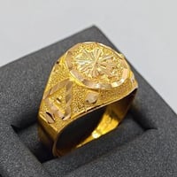 21K Gold Anchor Ring