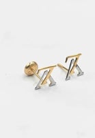 Earring 18K Gold - حلق عيار 18