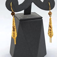 22k Gold Earrings - حلق ذهب عيار 22