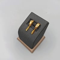 حلق كليب عيار 21 - 21K Clip Earrings