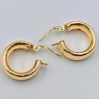 حلق ذهب عيار 18 - Gold Earrings 18K