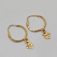 22k Gold Earrings - حلق ذهب عيار 22