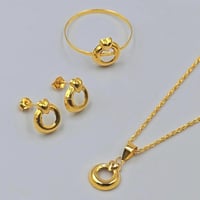 طقم ذهب عيار 18 - 18K Gold Set