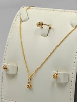 طقم ذهب عيار 18 - 18K Gold set