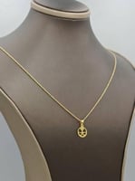 Necklace 18k Gold - عقد شعار السعودية عيار 18
