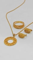 طقم ذهب عيار 21 - 21K Gold Set